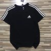 Adidas愛迪達時尚三線條短袖T恤