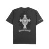 Chrome Hearts克羅心燙銀幻影十字架短袖T恤