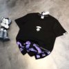 Aape猿人紫色字母T恤